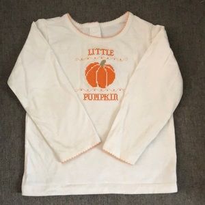 Janie and Jack Pumpkin Shirt 18-24mo